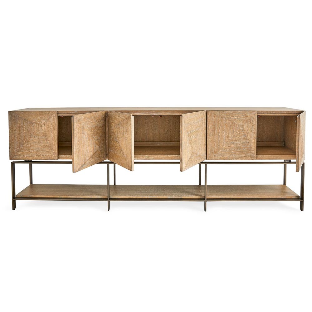 Trapezoid 6 Door Cabinet