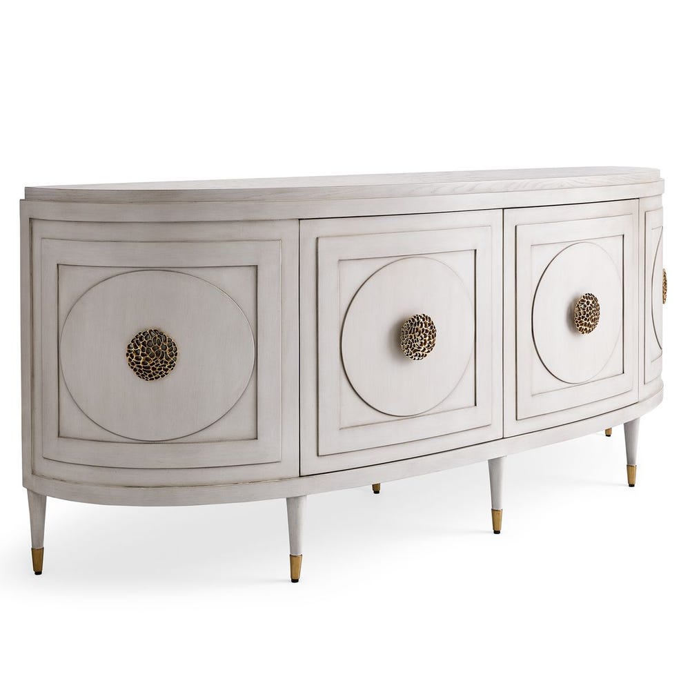 Paris 77 Inch Console Cabinet - White