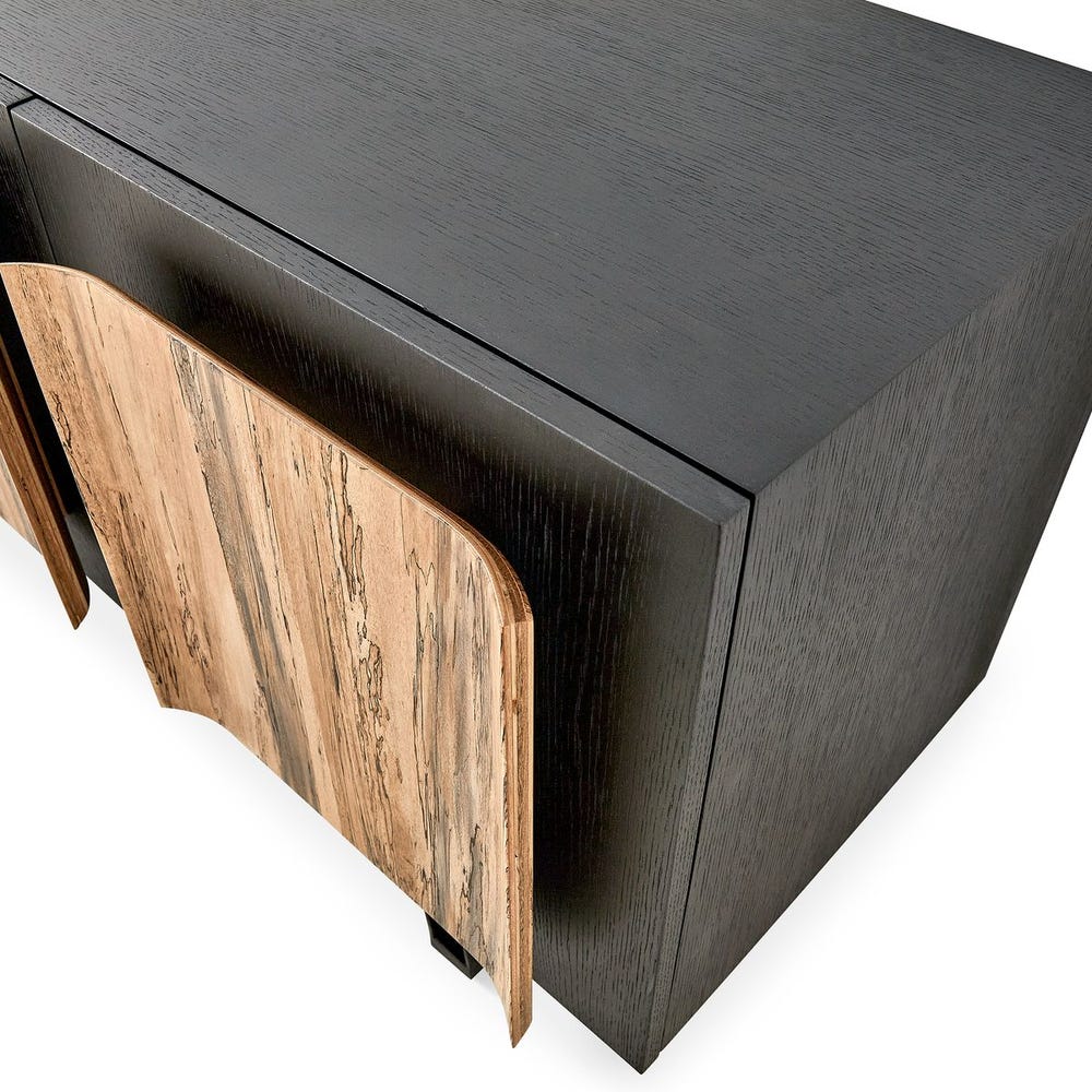 Curves Ahead 4 Door Cabinet