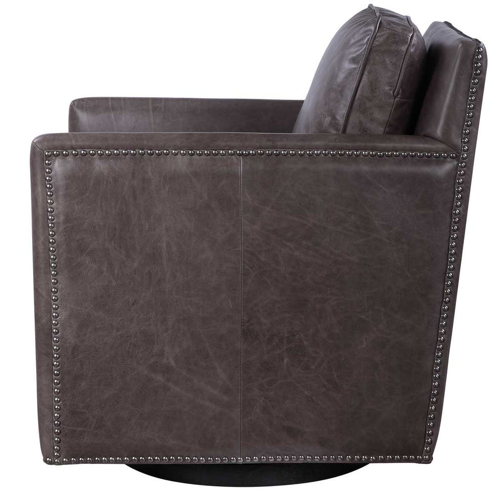 Roosevelt Swivel Chair - Smoke