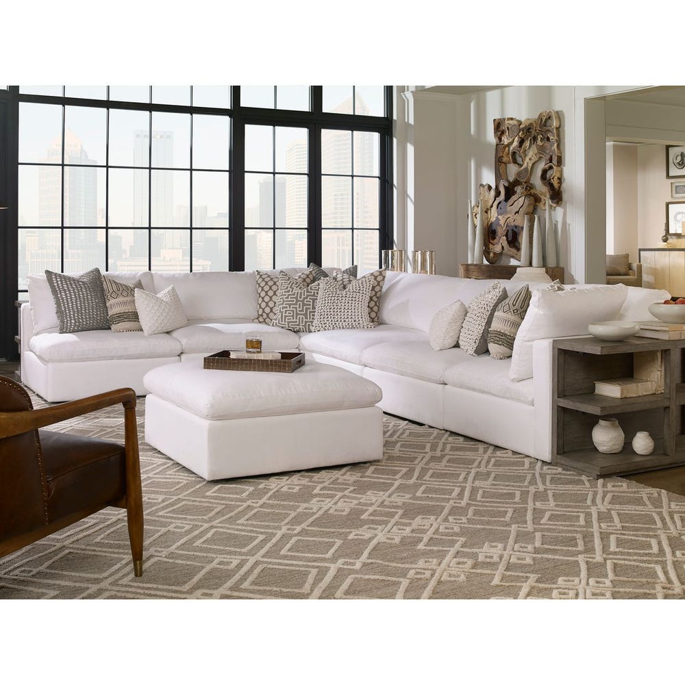 Haven Sofa, Ottoman - White