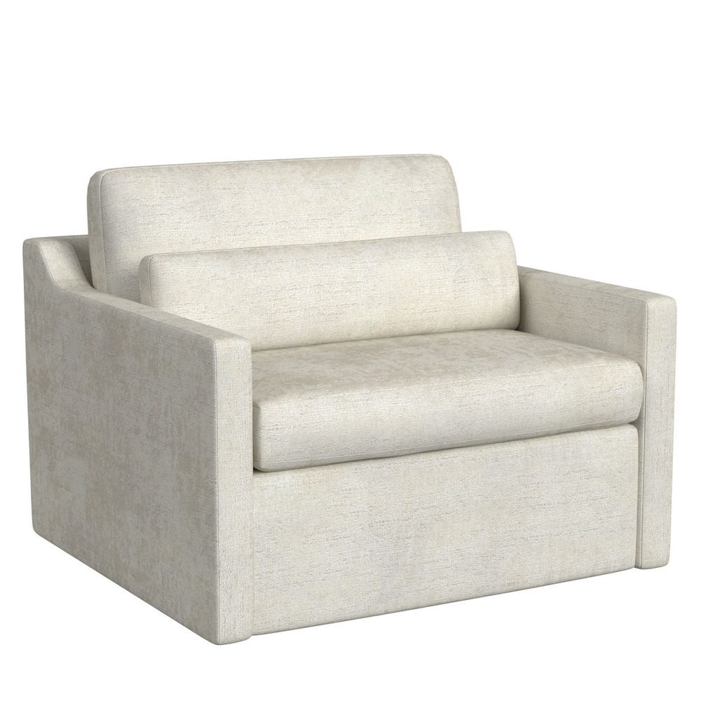 Slope Swivel Chair-and-a-Half - Splendor Sesame