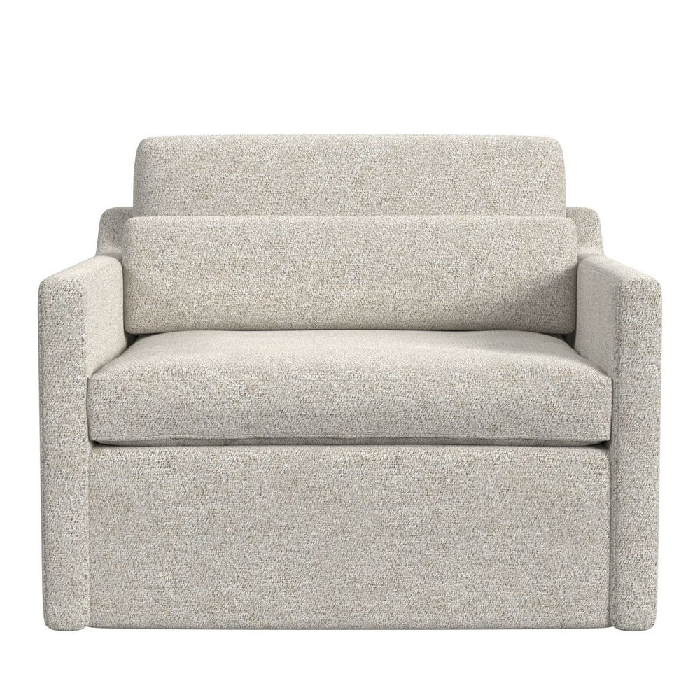 Slope Swivel Chair-and-a-Half - Snuggle Vanilla