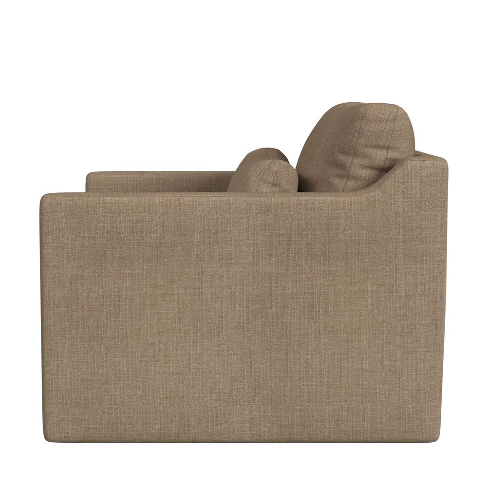 Slope Swivel Chair-and-a-Half - Lush Tawny