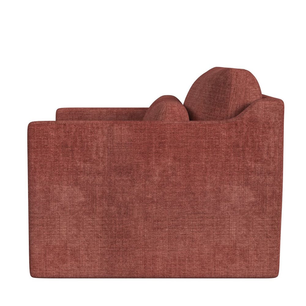 Slope Swivel Chair-and-a-Half - Vintage Tea Rose