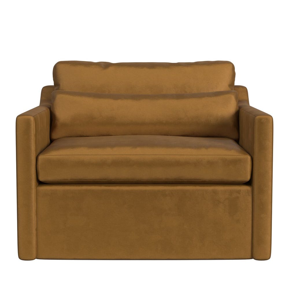 Slope Swivel Chair-and-a-Half - Bliss Bronze