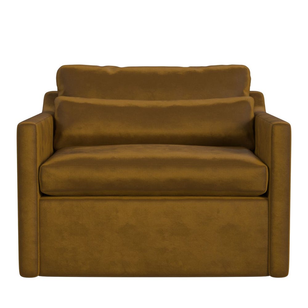 Slope Swivel Chair-and-a-Half - Bliss Bronze