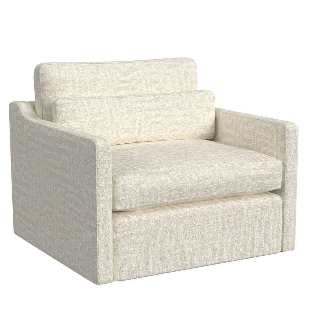 Slope Swivel Chair-and-a-Half - Maze Oyster