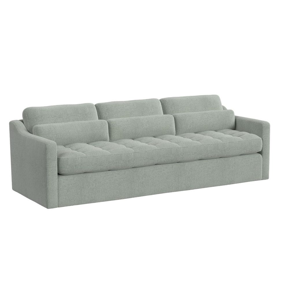 Slope 90 inch Sofa - Criss Cross Sea Salt