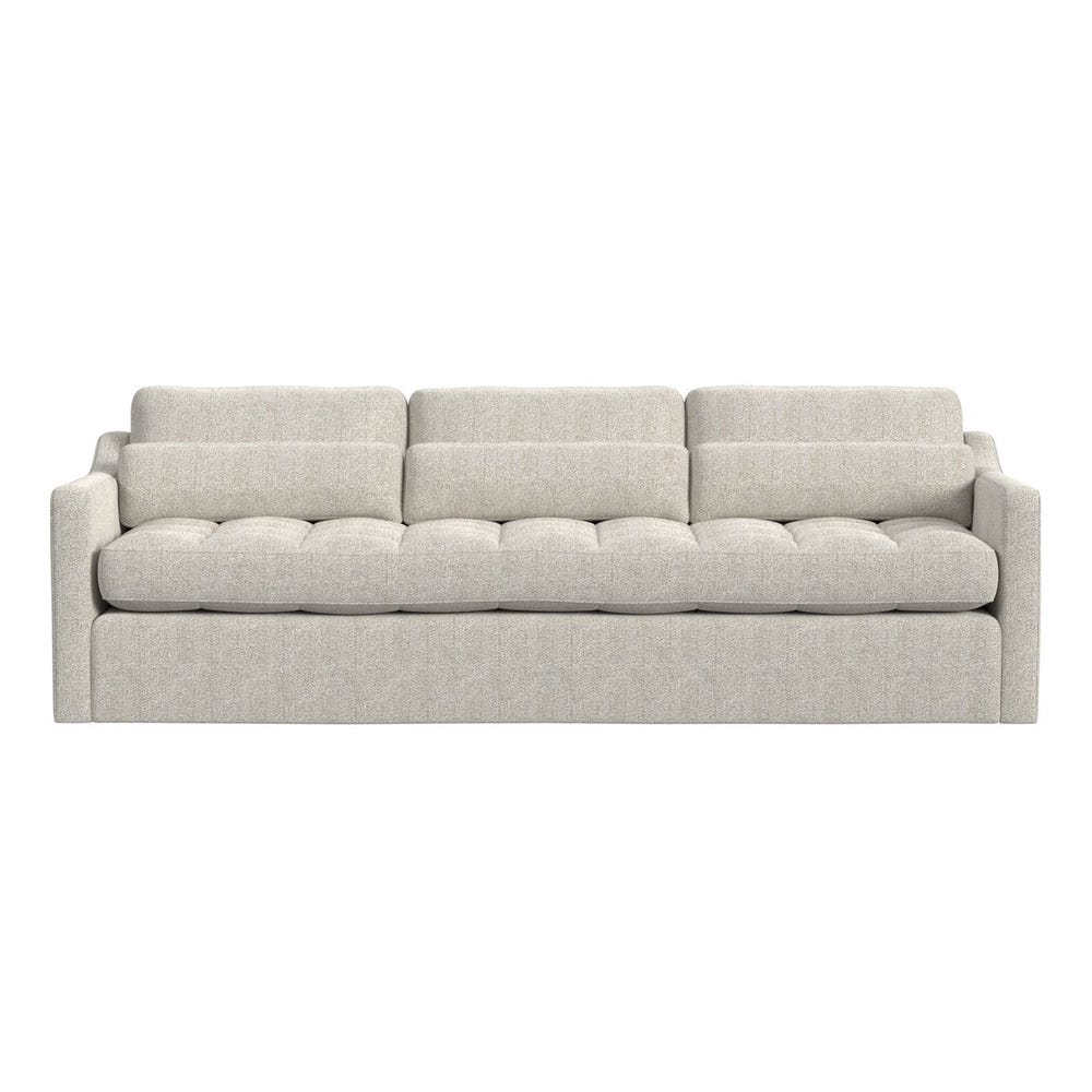 Slope 90 inch Sofa - Snuggle Vanilla