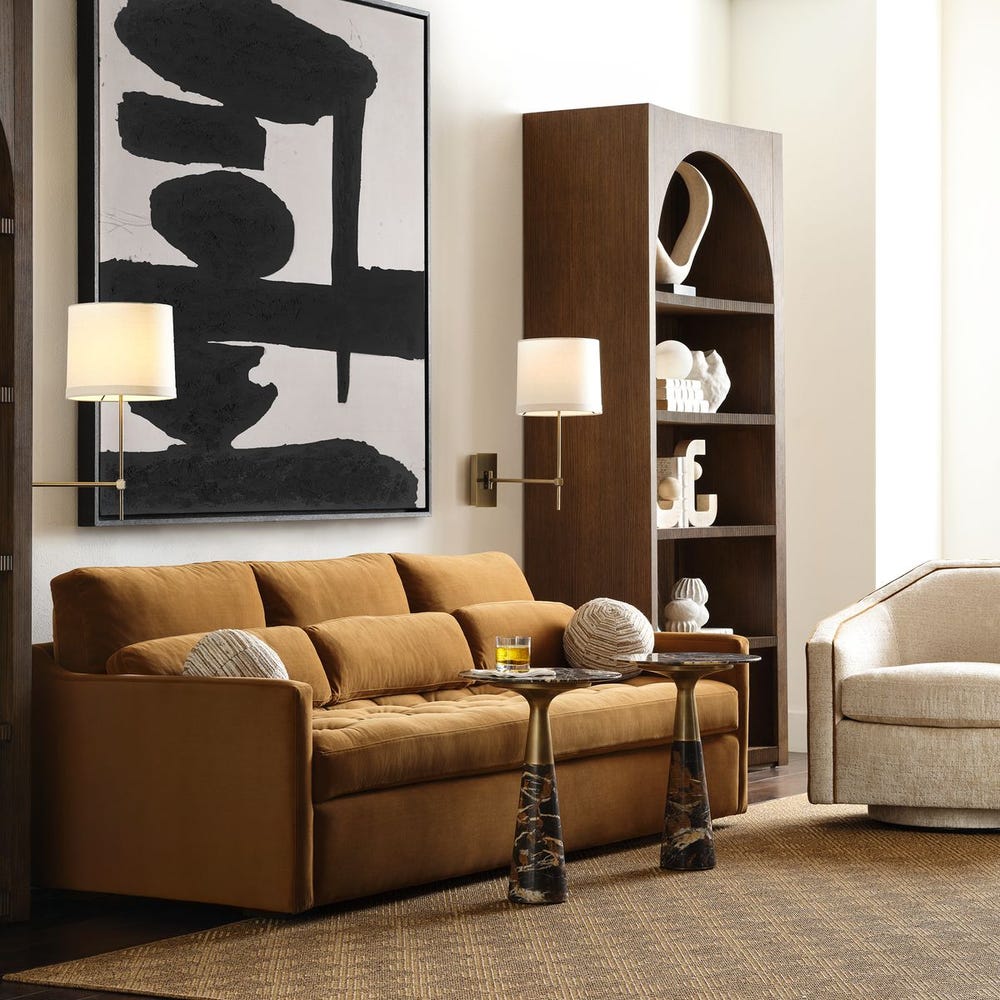 Slope 90 inch Sofa - Bliss Bronze