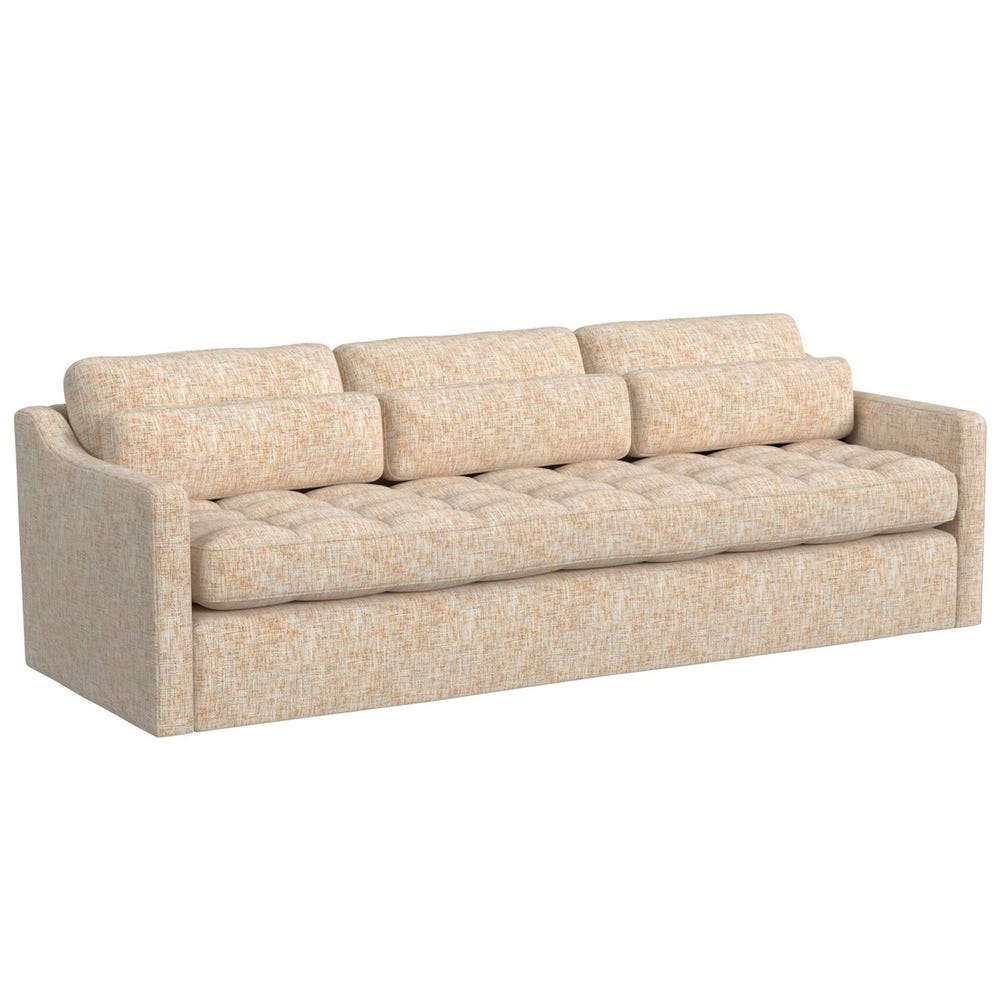 Slope 90 inch Sofa - Thatched Butterscotch