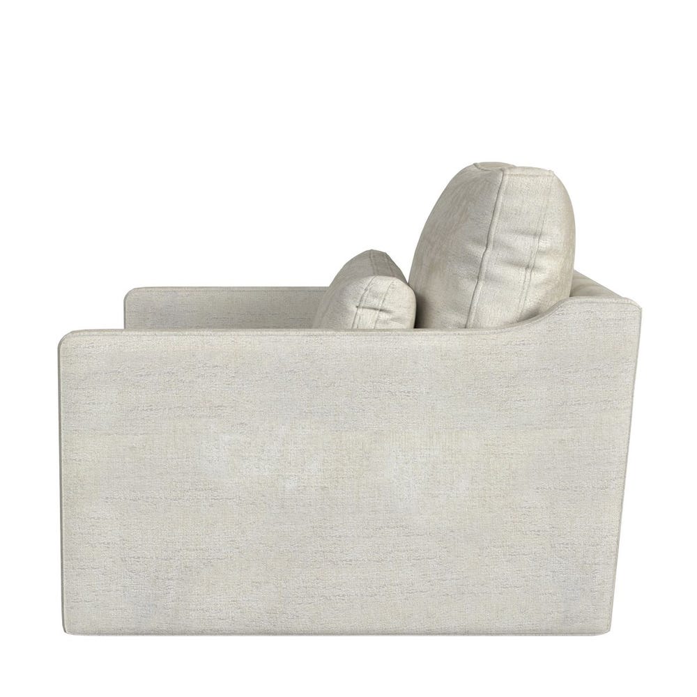 Slope Tufted Swivel Chair-and-a-Half - Splendor Sesame