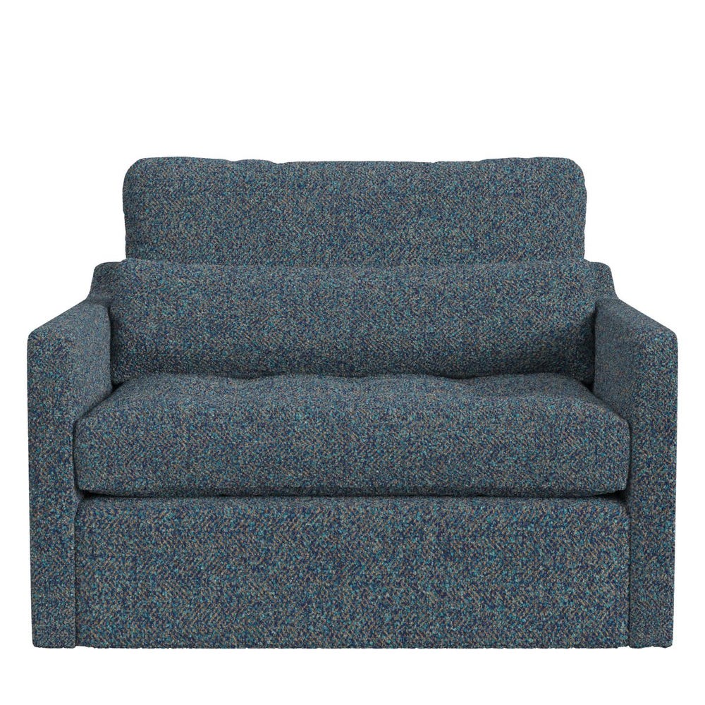 Slope Tufted Swivel Chair-and-a-Half - Tweedy Bird Jewel