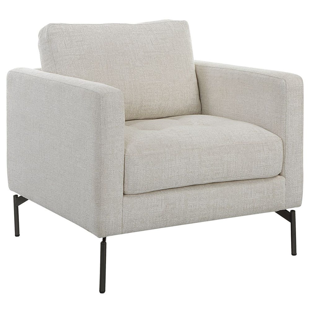 Ventura Chair - Ivory Chenille