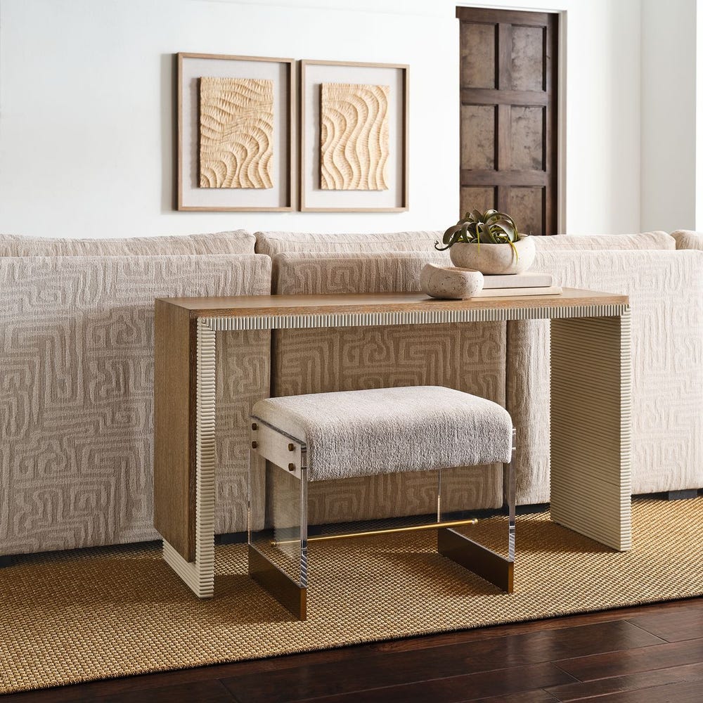Apparition Small Bench - Ecru