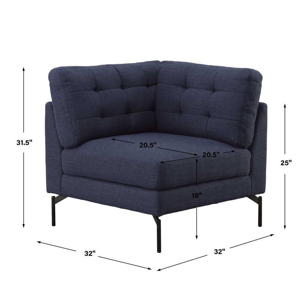 Ventura Sofa, Corner - Blue