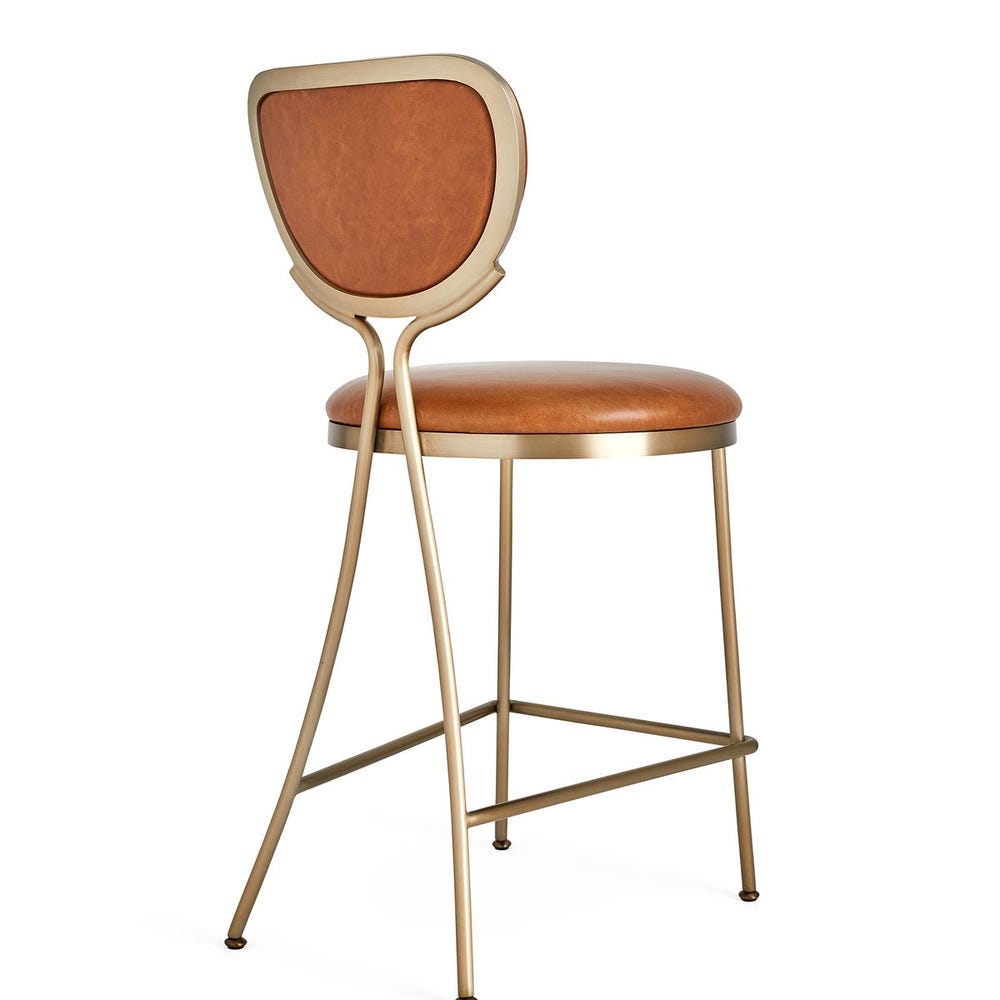 Perch Counter Stool - Dark Caramel