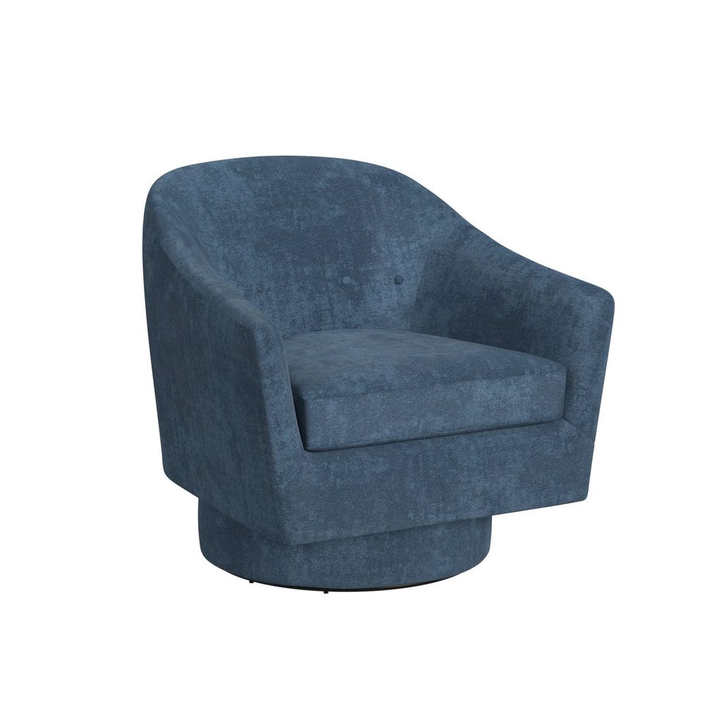 Coupe Swivel Chair - Lux Peacock