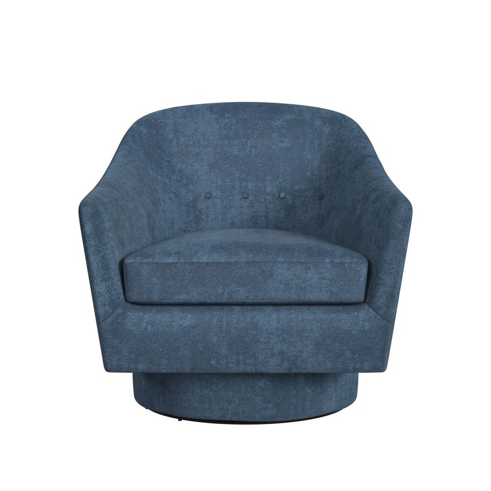 Coupe Swivel Chair - Lux Peacock