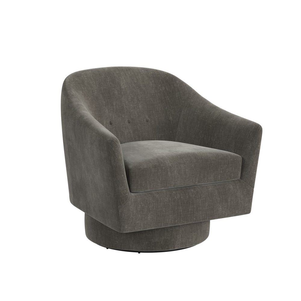 Coupe Swivel Chair - Lux Graphite