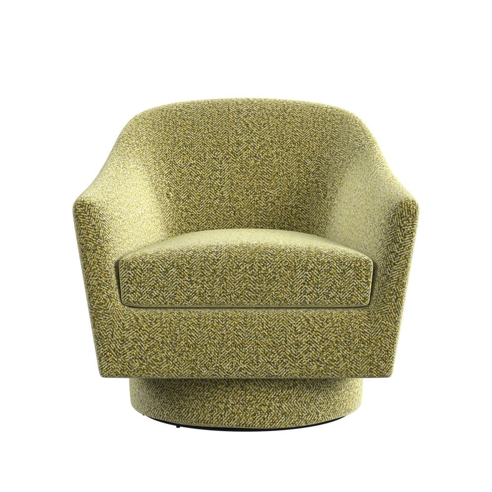 Coupe Swivel Chair - Tweedy Bird Parakeet