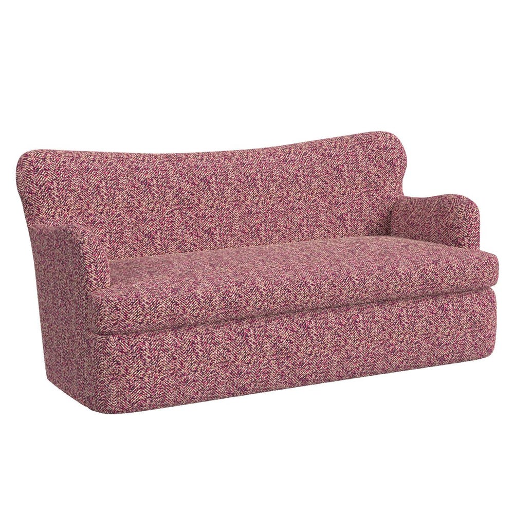 Chit Chat Sofa - Tweedy Bird Purple Finch