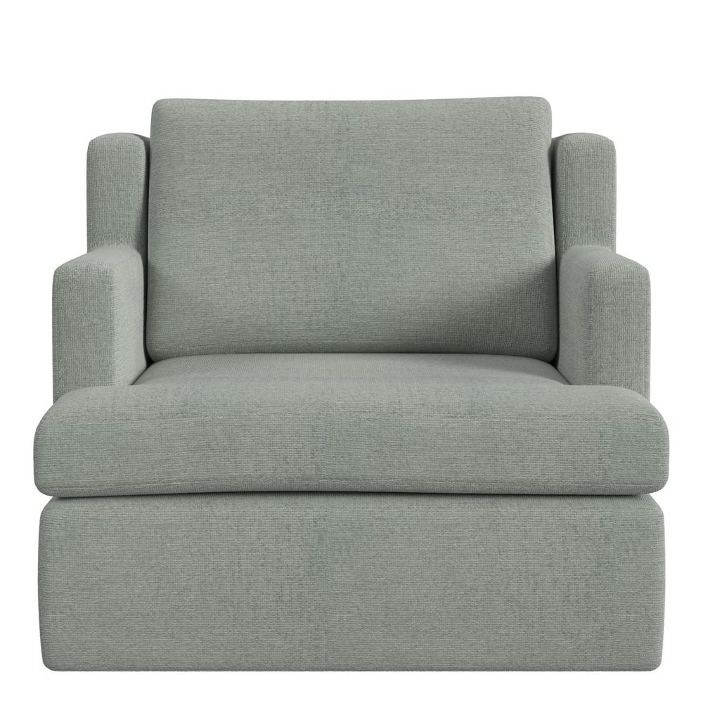 Unwind Swivel Chair - Criss Cross Sea Salt