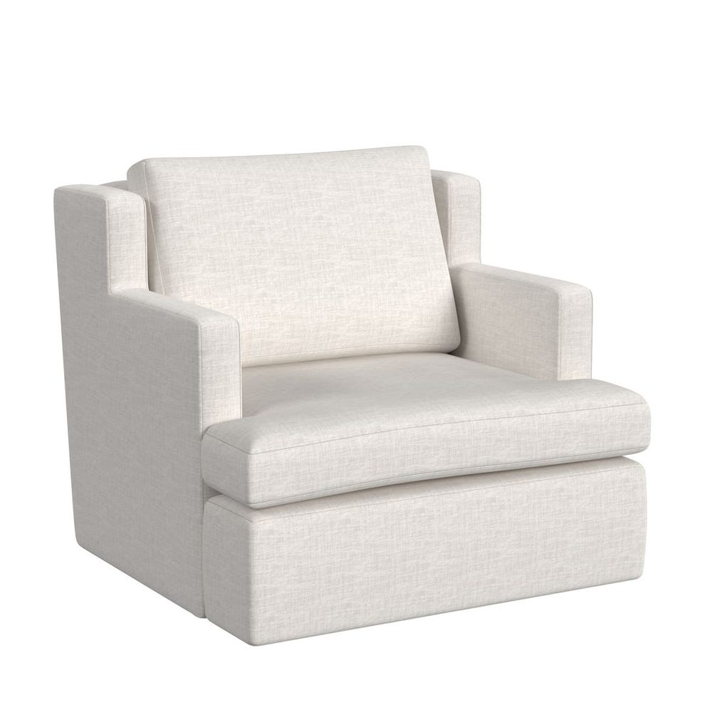 Unwind Swivel Chair - Lovely Linen Cream