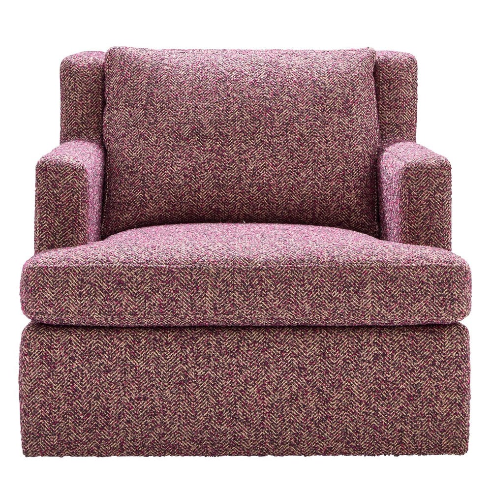 Unwind Swivel Chair - Tweedy Bird Purple Finch