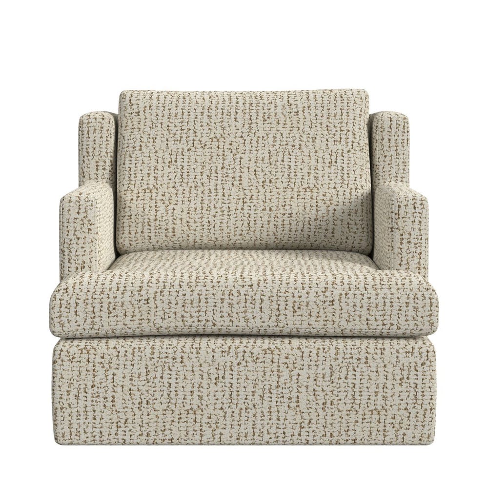 Unwind Swivel Chair - Hopscotch Creamy Espresso