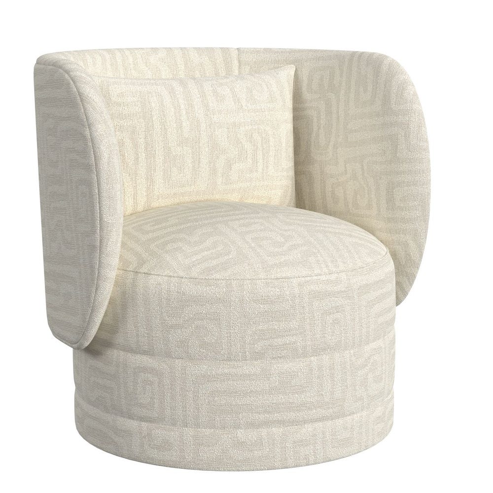 Sanctuary Swivel Chair - Maze Oyster