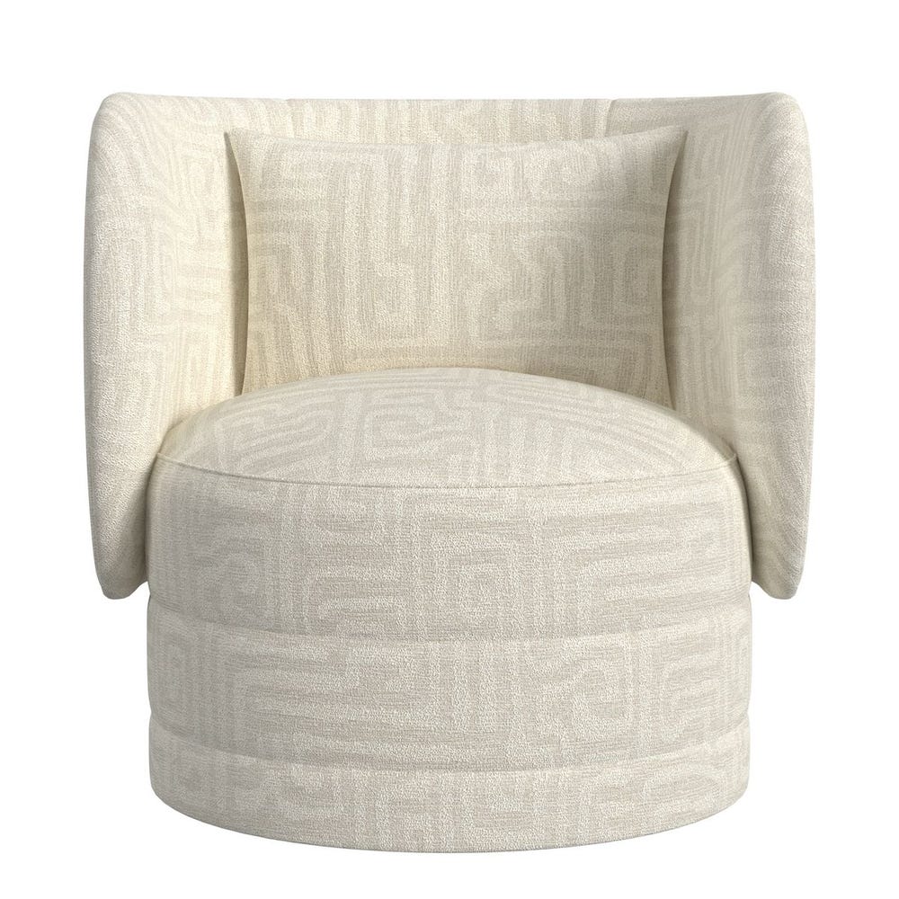 Sanctuary Swivel Chair - Maze Oyster
