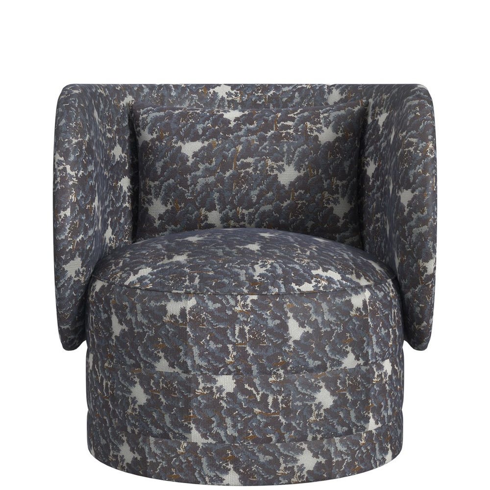 Sanctuary Swivel Chair - Baltic Forest Blue
