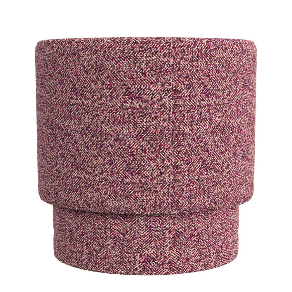 Sanctuary Swivel Chair - Tweedy Bird Purple Finch