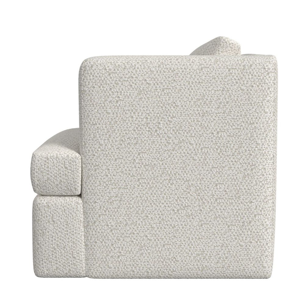 Elevated Swivel Chair - Cuddly Cream