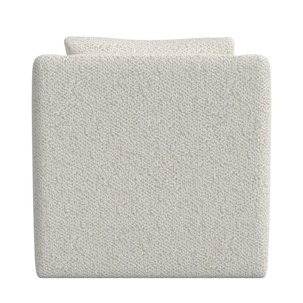 Elevated Swivel Chair - Cuddly Cream