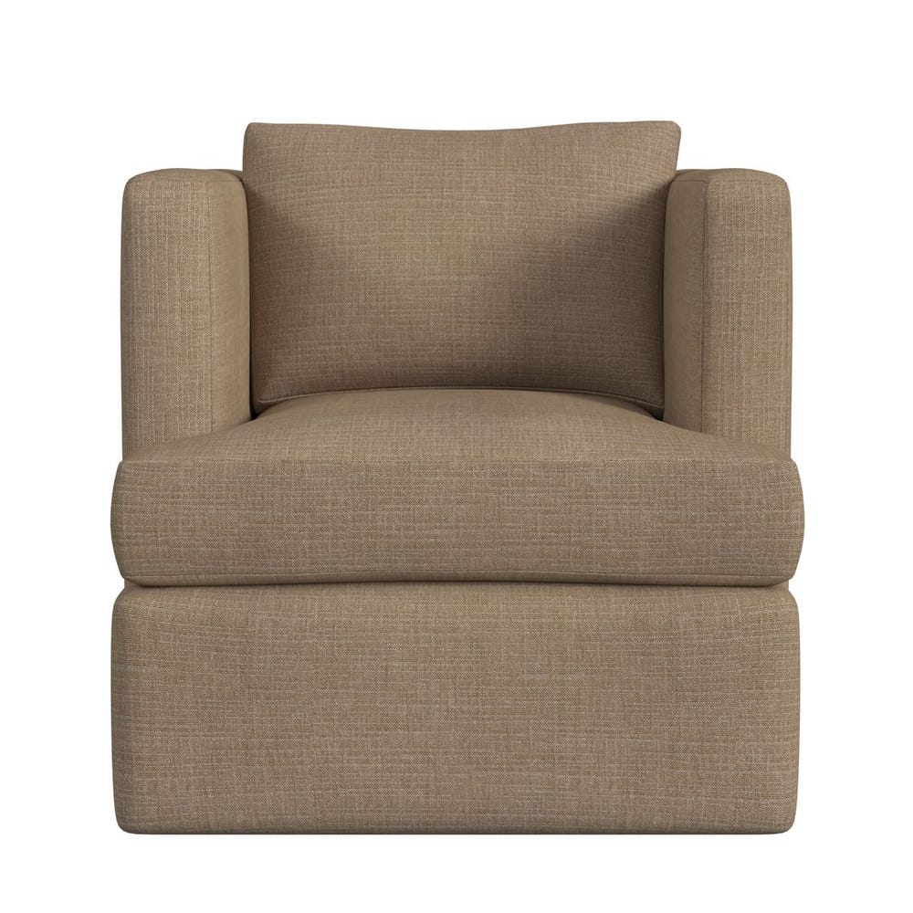 Elevated Swivel Chair - Lush Tawny