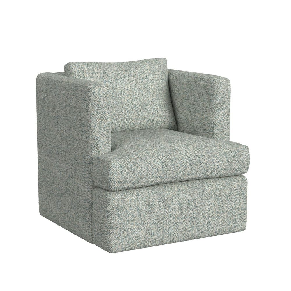 Elevated Swivel Chair - Tweedy Bird Sky