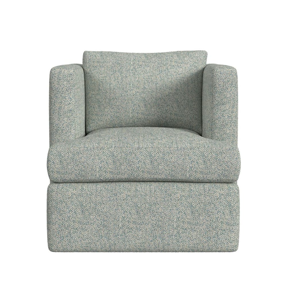 Elevated Swivel Chair - Tweedy Bird Sky