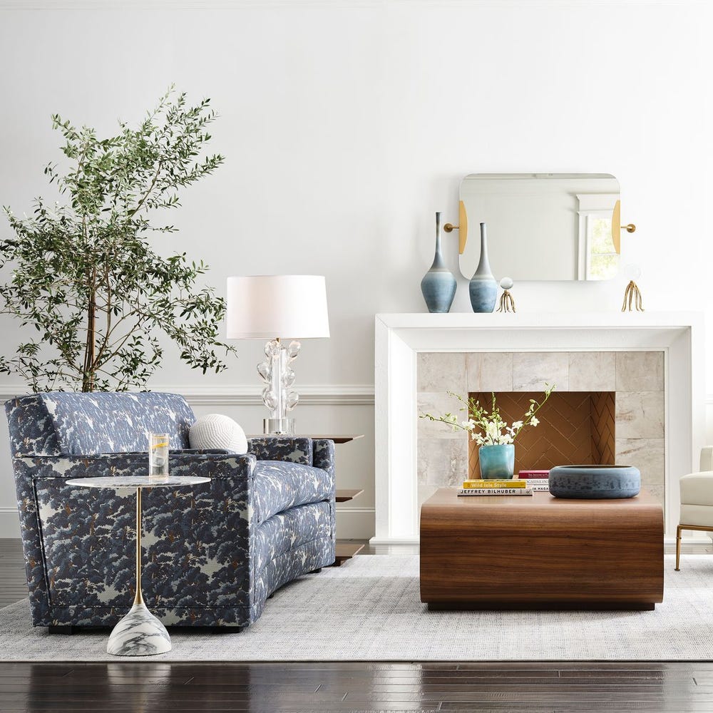 Big Bend Sofa - Baltic Forest Blue