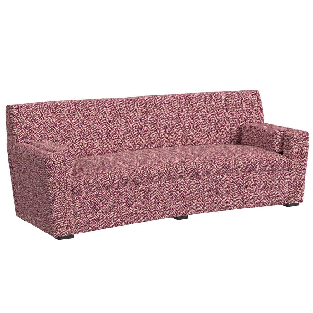 Big Bend Sofa - Tweedy Bird Purple Finch