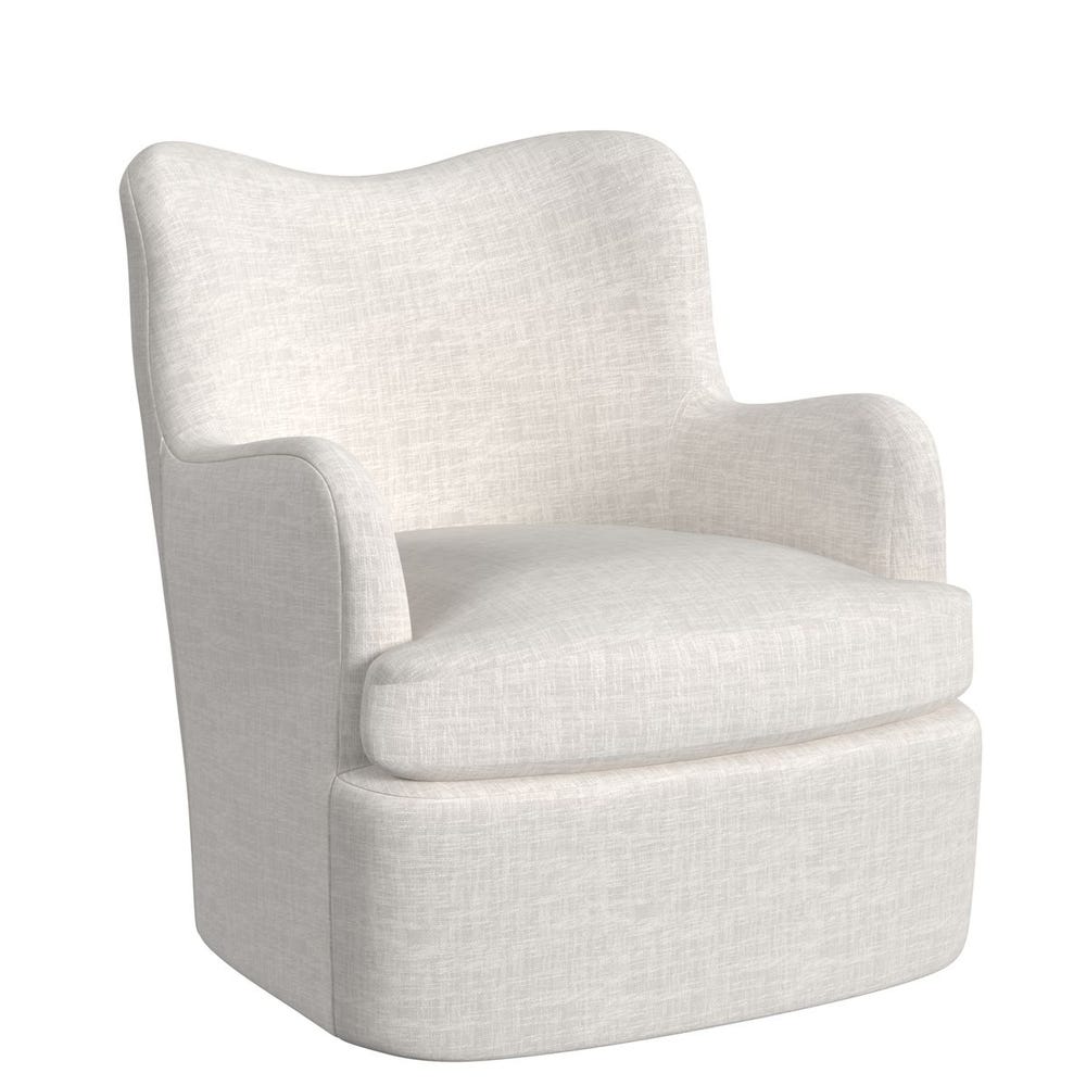 Chit Chat Swivel Chair - Lovely Linen Cream