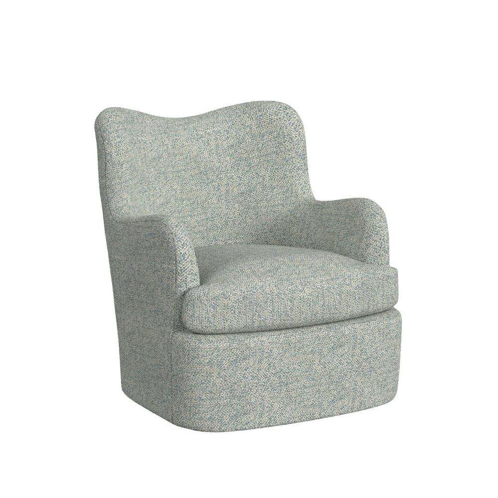 Chit Chat Swivel Chair - Tweedy Bird Sky
