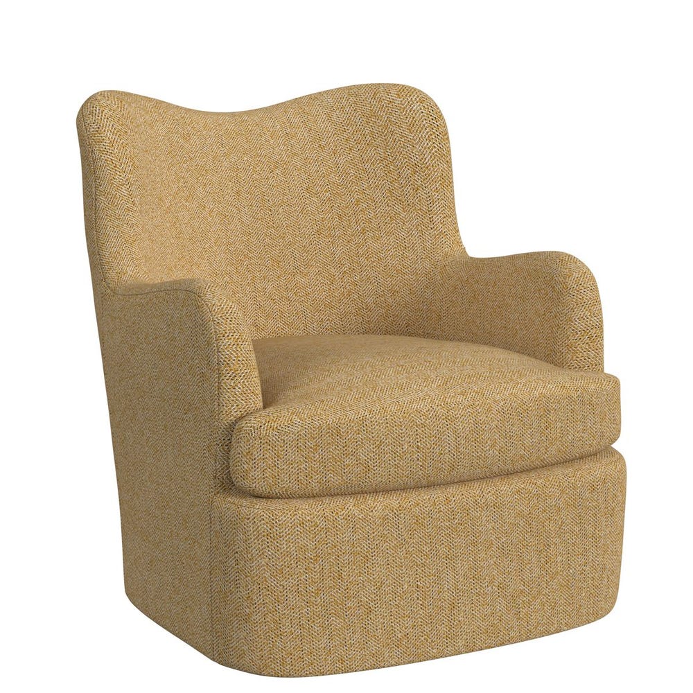 Chit Chat Swivel Chair - Tweedy Bird Goldfinch