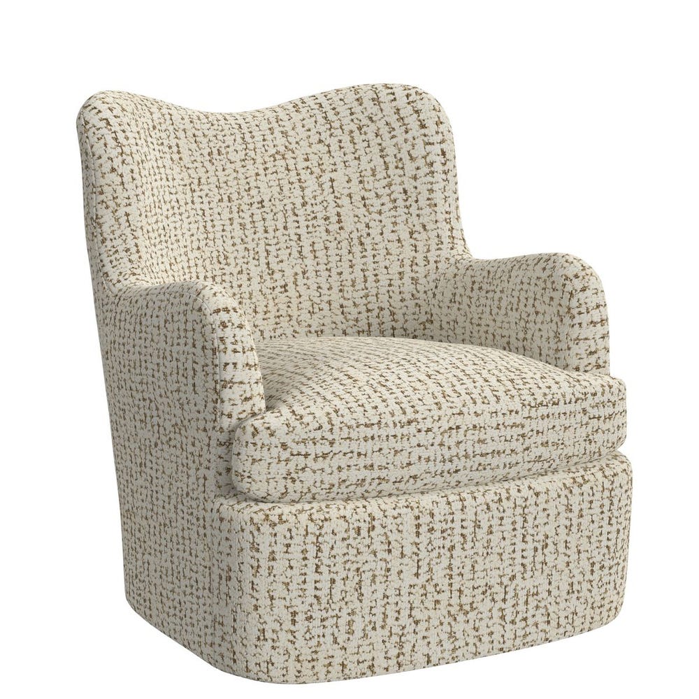 Chit Chat Swivel Chair - Hopscotch Creamy Espresso