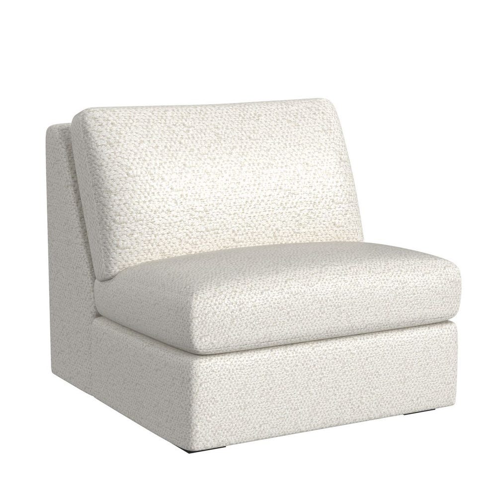 Big Wave Sofa - Sectional with Ottoman - Cuddly Cream