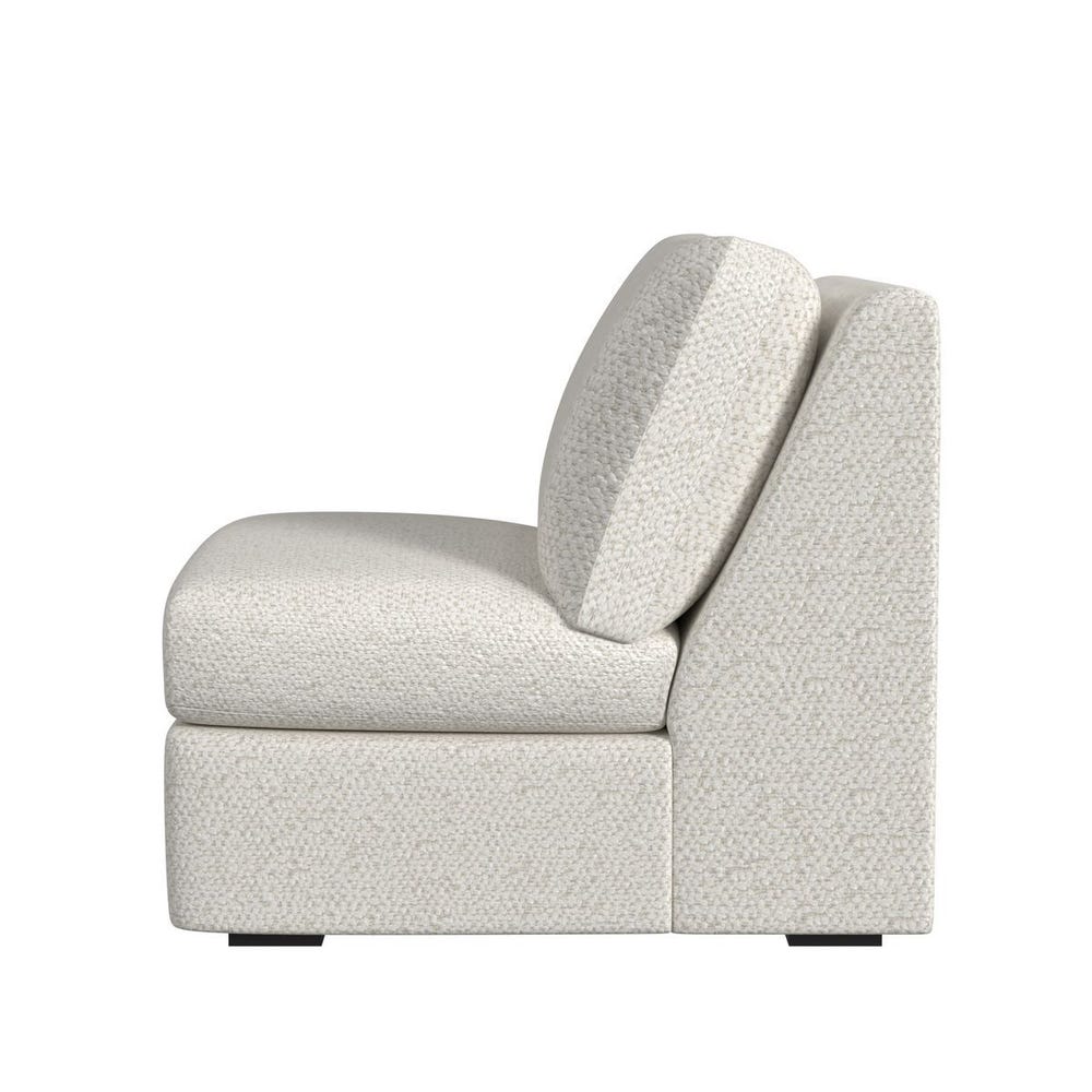 Big Wave Sofa - Sectional with Ottoman - Cuddly Cream