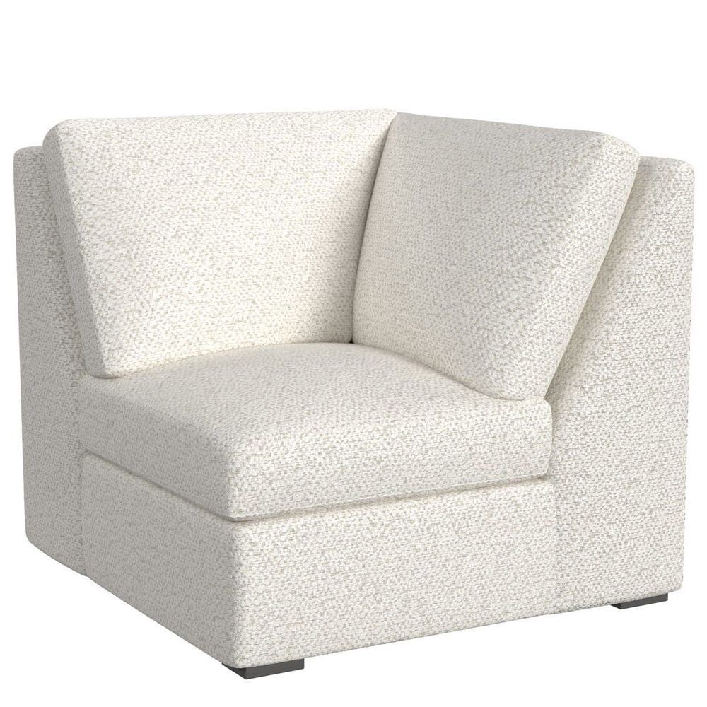 Little Wave Sofa - Sectional with Ottoman - Cuddly Cream