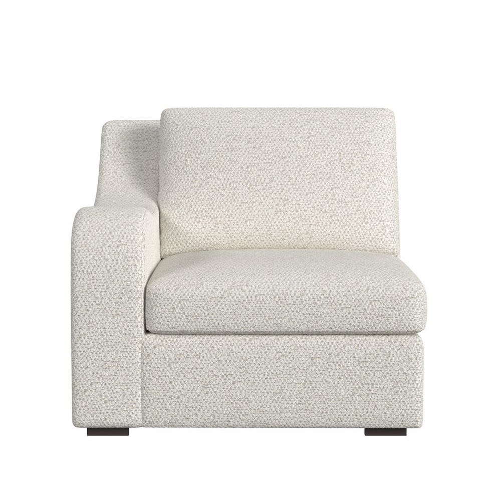 Big Wave Sofa - Sectional with Ottoman - Cuddly Cream